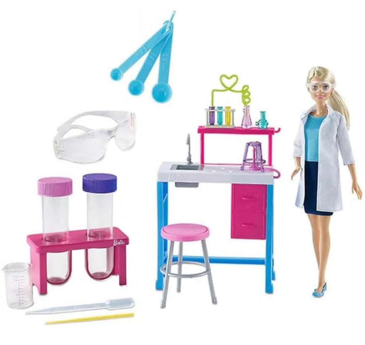 Barbie scientists kit