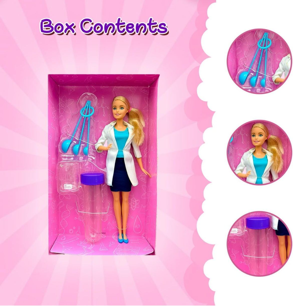 Barbie scientists kit