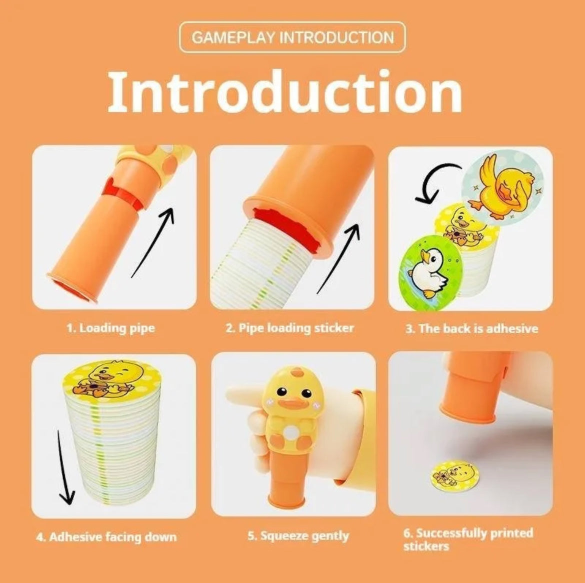 Magic Stamper Stickers - 200 Reusable Stickers | 24 Page Book