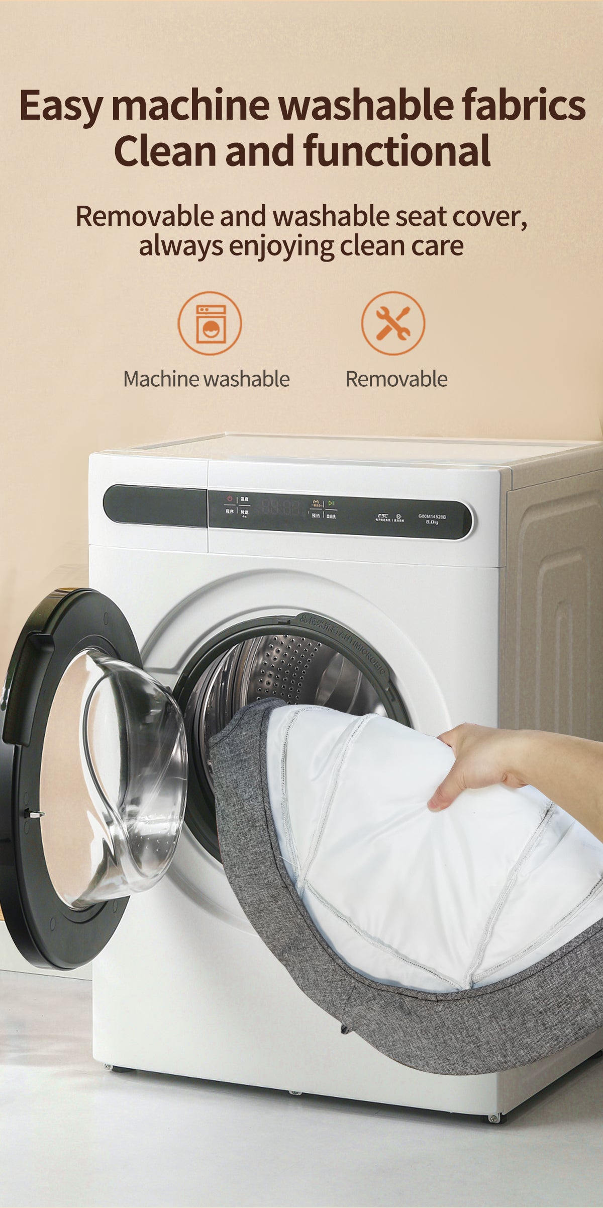 Baby Swing for Infants, Bluetooth Infant Swing with Music Speaker, Bluetooth Touch Screen/Remote Control Timing Function with 5 Speeds, 3 Seat Positions,10 Music, 5 Point Harness Belt