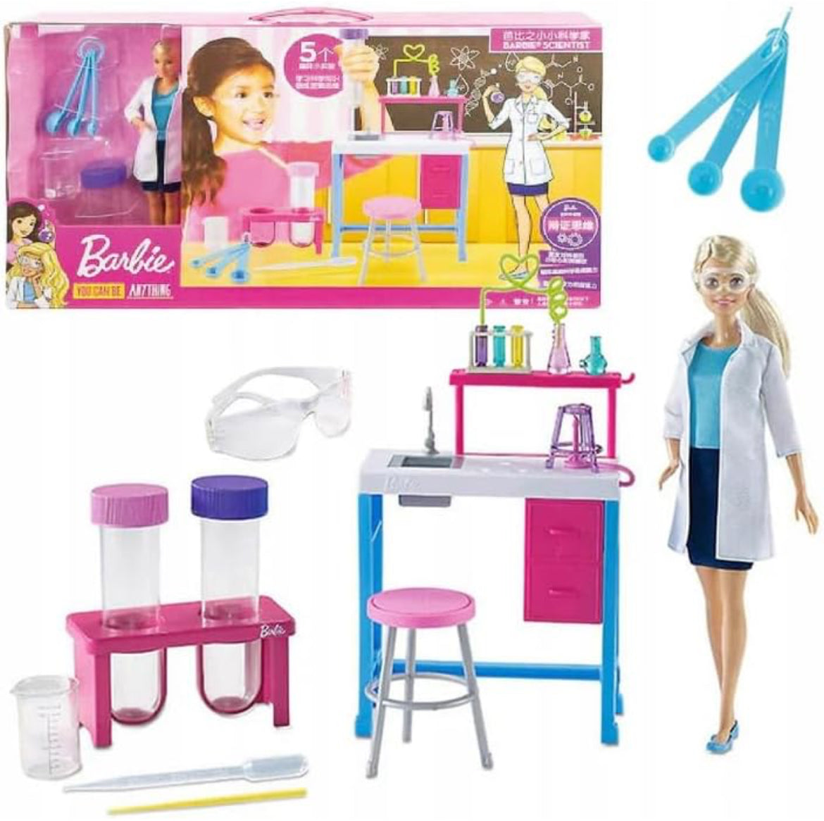 Barbie scientists kit