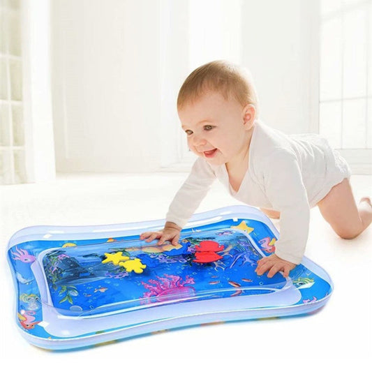 Interactive Water Play for Sensory Stimulation and Fun Tummy Time