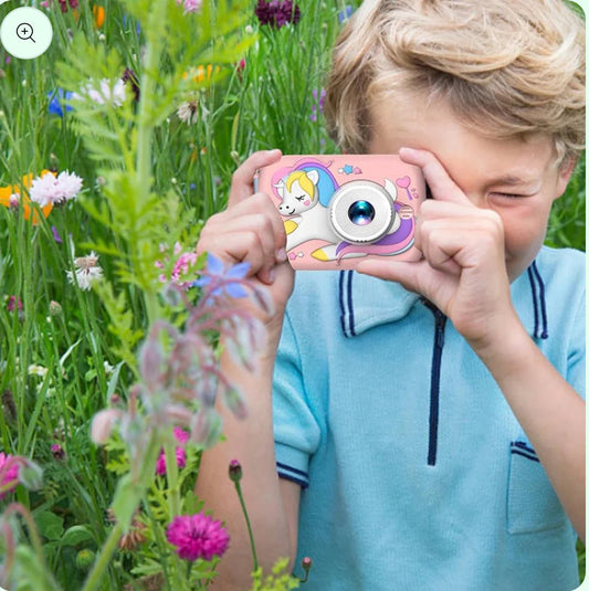 Unicorn fun camera for kids- 1080P | Auto Focus and games