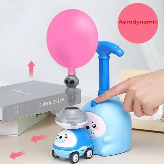 Balloon Powered Car Set - Creative & Cute Aerodynamic Toy